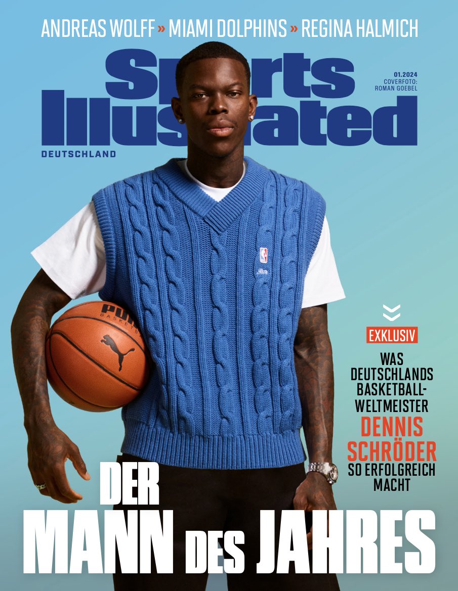 dirk_adam's tweet image. Out now! 😎👍🏼🏀

@SIGermany @DS17_FG @NBA @Raptors @DBB_Basketball #SportsIllustrated #DBBTeam #Basketball #DennisSchröder
