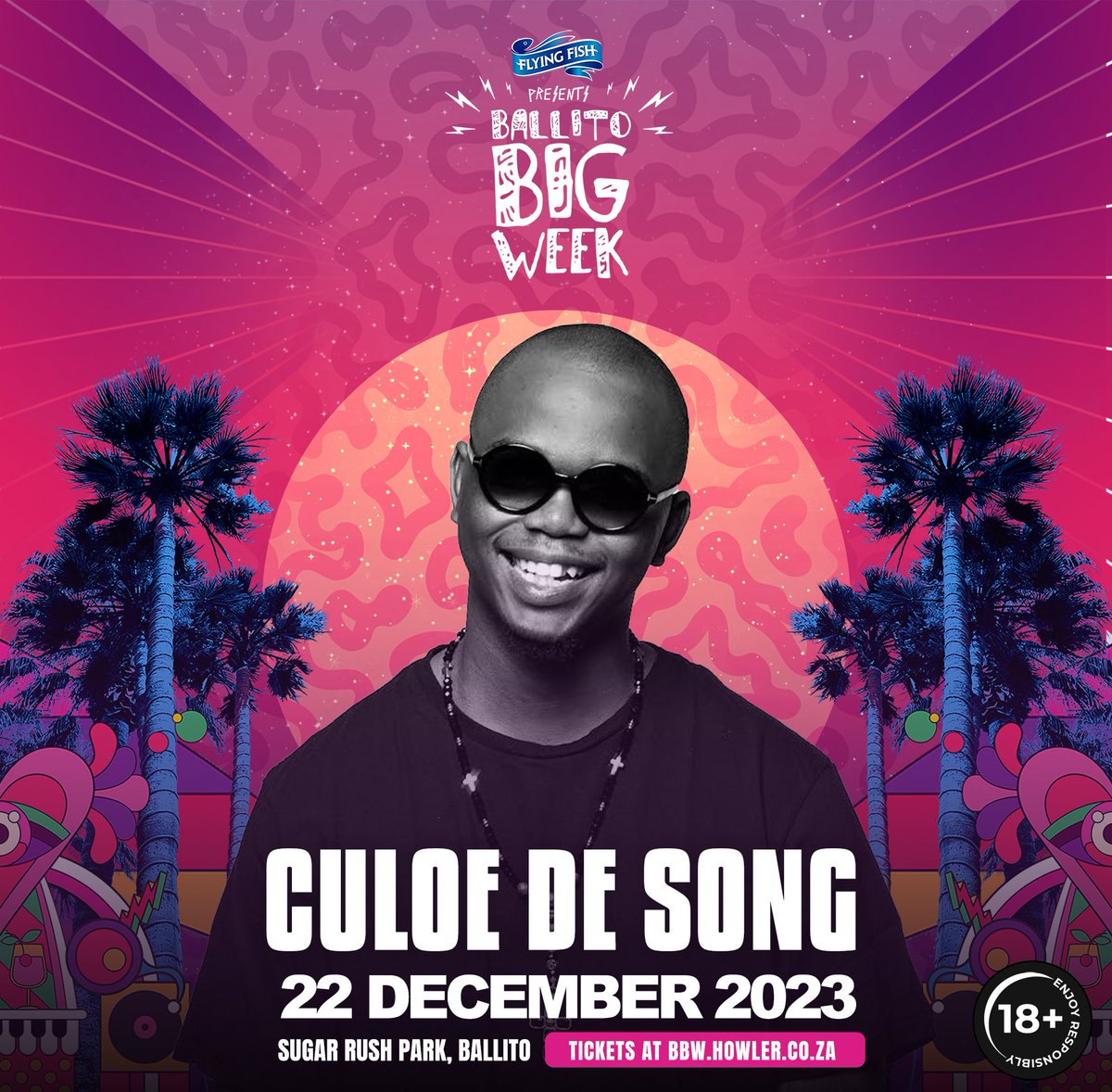 Experience the magic of @CuloeDeSong’s music as he brings worlds together through sonic sounds😍🙌🏾 Mark your calendars and be part of a journey you’ll never forget!🔥 Tickets are available on this link 🔗 : bbw.howler.co.za #BallitoBIGWeek #MaziweKe #CuloeDeSong #Shimza