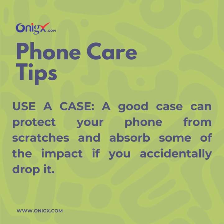 onigx_phones's tweet image. Check out these Phone care tips to prolong the lifespan of your #smartphone 

Visit www.onigx,com today for your smartphones and accessories.

##phonecase #Phonecare #smartphonetips