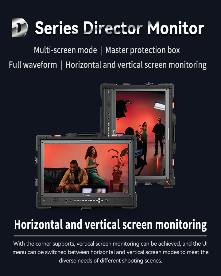 DesviewGlobal's tweet photo. 🎥Desview D- Series Director Monitor
📐3 sizes: 17.3 inches, 21 inches, 24 inches
🌟4 key features:
1️⃣Multi-screen mode
2️⃣Safety protection box
3️⃣Full waveform
4️⃣Horizontal and vertical screen monitoring
#Desview #broadcast #monitor #director #BroadcastMastery #filmmaker https://t.co/8diC8J3kld