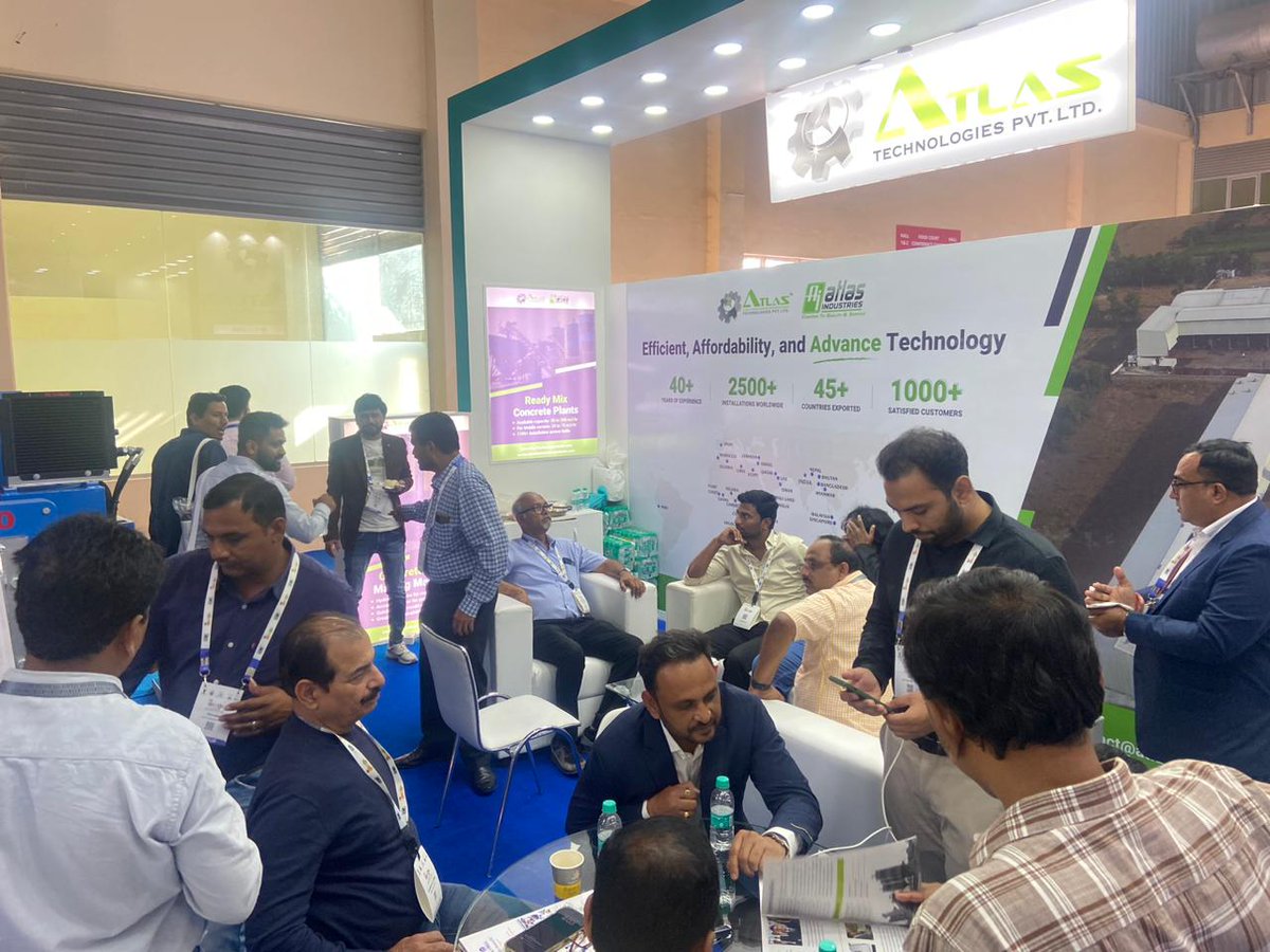 AtlasTechIndia's tweet photo. Exciting Times at #Excon2023! Witness the magic of innovation as we showcase our cutting-edge kerb making.
 
Join us Booth A77 to A80 Hall 3 lower level at BIEC, Bangalore. Don’t miss the chance - visit us before 16 December 2023
 
 #ConstructionInnovation #BuildingTheFuture 🏗️ https://t.co/ZToHdTaz29