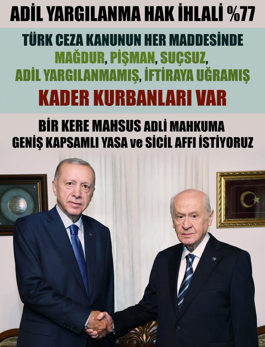 AFYasası MecliseGelsin
mahkum çaresizliğe itiğiniz gibi mahkum eşlerinide çaresizliğe gömdünüz ev kirası faturalar çocuk masrafı mutfak masrafı derken mahkuma para yatırma omuzlarımıza dunyanin yükünü verdiniz Empati yapın bizi çaresizliğe gömdünüz 🕊️🙏🏻