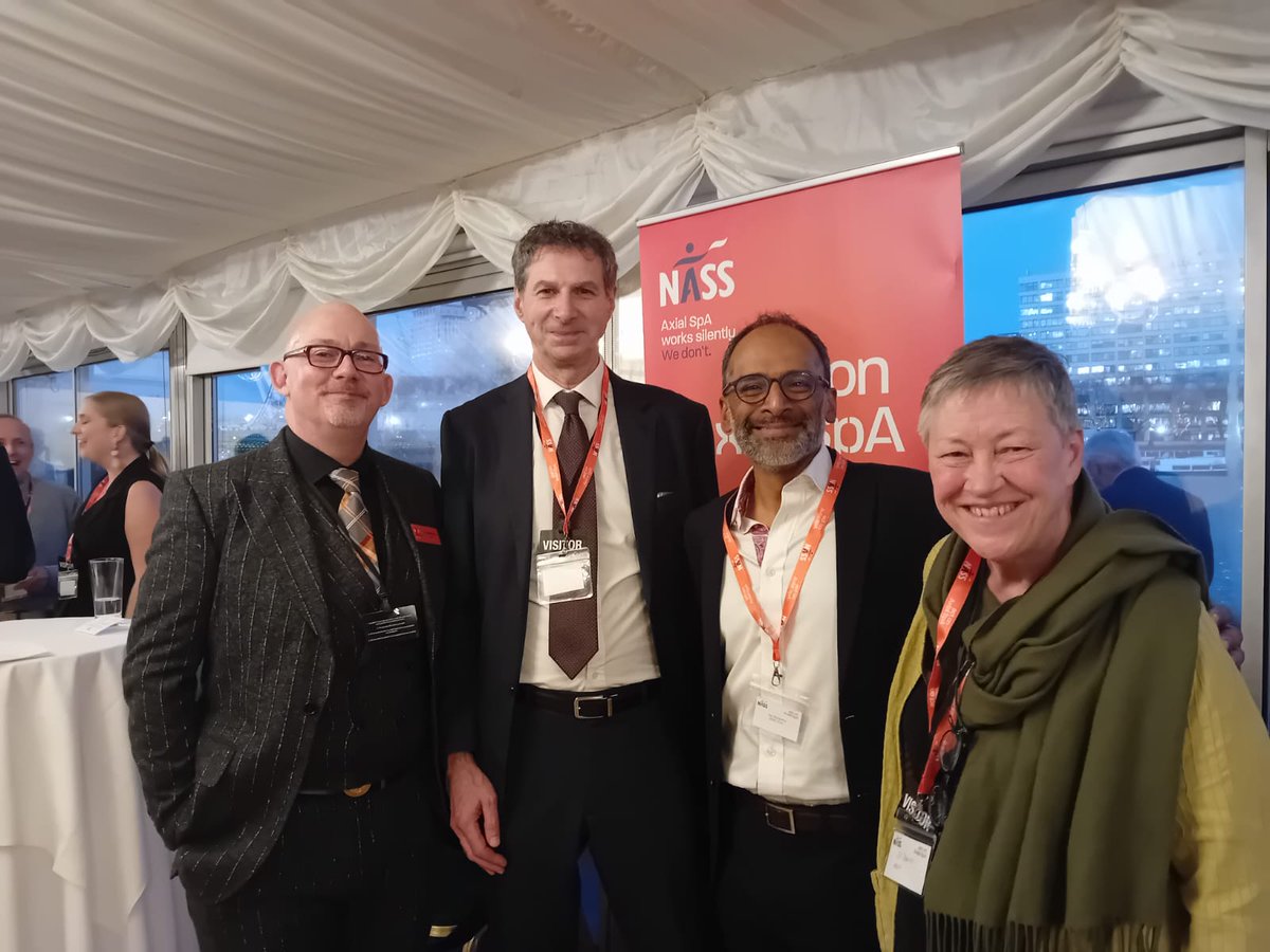 Mike Mandelbaum & Jo Davies attended the @NASSexercise Changemaker Awards at the Houses of Parliament this week as part of the #ActonAxialSpA campaign. 

Congratulations to the health professionals in the UK who are reducing the time to diagnosis! 

@NASSchiefexec, @MrRajM