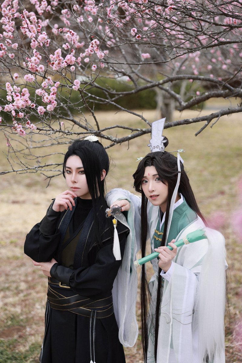 Cosplay  天官賜福

『 明兄明兄〜！花を見ながら一杯呑もう！』

地師🍖緒朱さん
風師🍃まさき

Photo 📸 アイラさん(<a href="/strathisla12/">アイラ</a>)
#師青玄  #明儀