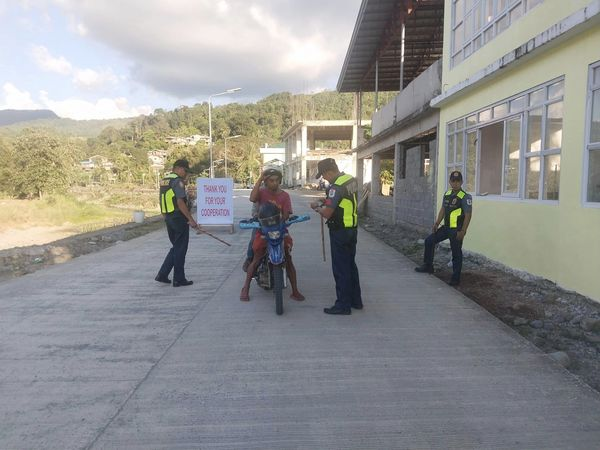 December 14, 2023- Personnel of Sugpon MPS led by PCPT SONNY C CABBAT,OIC, conducted checkpoint operation at Brgy. Poblacion Sugpon.