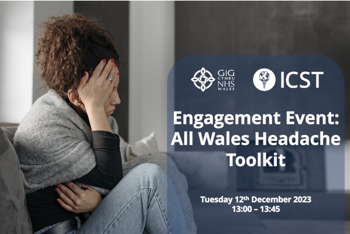 Healthcare Professionals in Wales- In case you missed it!

Here is the event recording for the live engagement event about the All Wales Headache Toolkit : allwales.icst.org.uk/education/live…