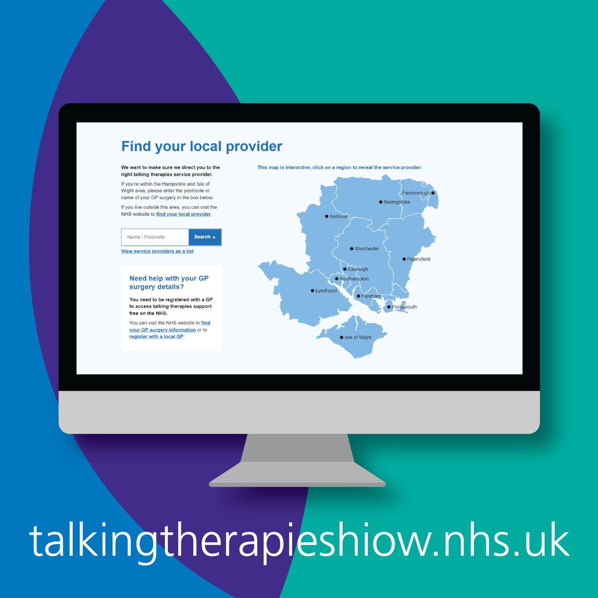 In partnership with Talking Therapies services in Hampshire and the Isle of Wight, a new website has been launched that signposts to local talking therapies providers in Hampshire. talkingtherapieshiow.nhs.uk