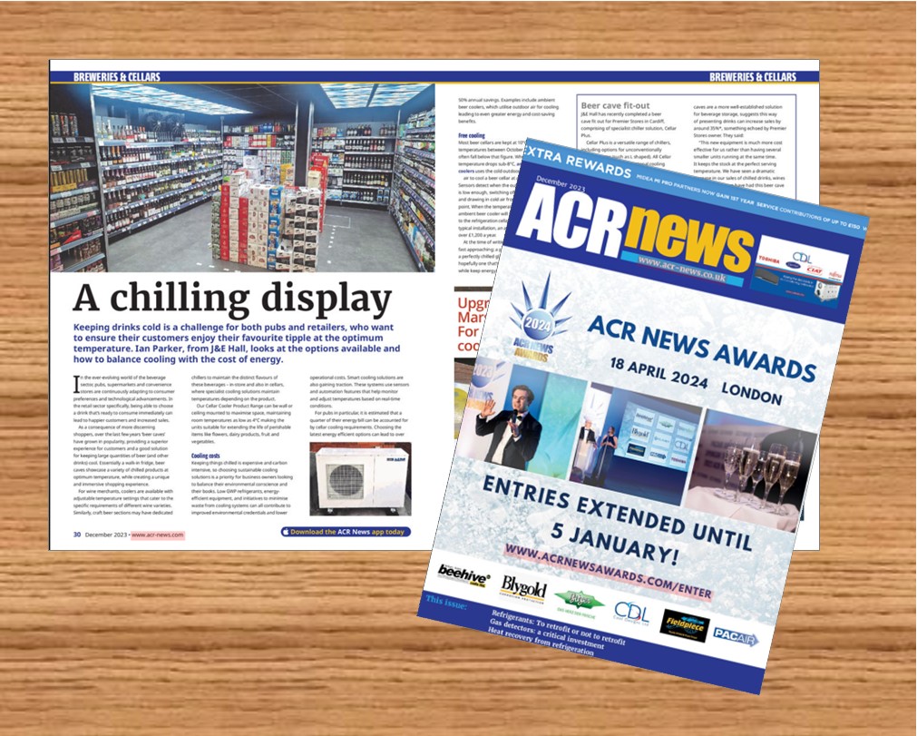 jehallfridge's tweet photo. See our ‘Beer Cave’ cellar plus feature in Dec’s issue of the ACR News.
Keeping drinks cold is a challenge for pubs and retailers, who want to ensure their customers enjoy their favourite tipple at the optimum temperature.
https://t.co/u96TN5mgfx
#cellarplus #chilling #beercave https://t.co/aKKk1m3OZg
