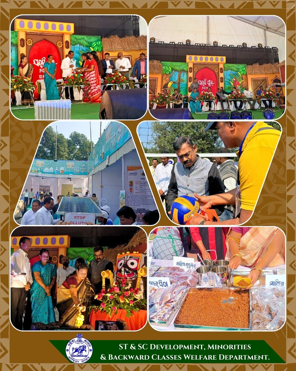 scstdevdept's tweet image. #Sargiful-2023 began in Gajapati today. Shri Jagannath Saraka, Honourable Minister, ST &amp;amp; SC Dev., M &amp;amp; BCW Department, and Law, #Odisha, was present on the occasion. It’s organised by ST &amp;amp; SC Development, Minorities, and Backward Classes Welfare Department, Odisha.

1/2