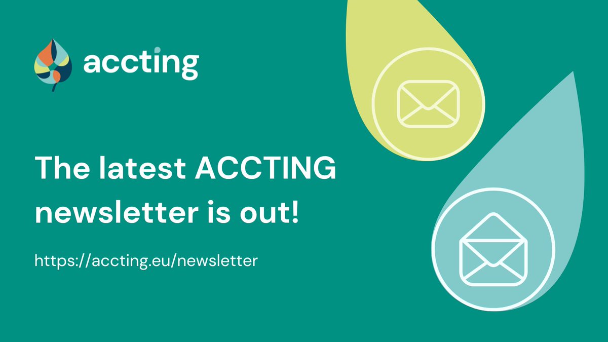 The <a href="/ACCTING_EU/">ACCTING</a> newsletter is out 📬

In this last issue of 2️⃣0️⃣2️⃣3️⃣ we share recent outputs from ACCTING as well as exciting news related to our call for pilot projects!

Missed it? Read it here &amp; make sure to subscribe to receive the next issue 👉accting.eu/newsletter/
