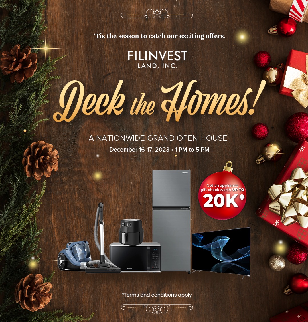 oneoasis_cdo's tweet photo. Buy a home and get a Christmas bonus of an appliance gift check worth up to P20,000!

Take advantage of this special offer available this weekend only! Plus, enjoy other great deals on low monthly DPs, flexible payment terms, and more! https://t.co/mpiAj0UI8N