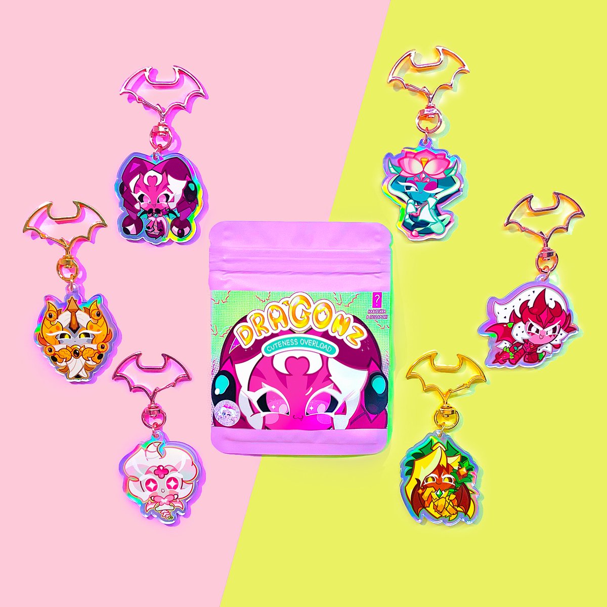 oksersio's tweet photo. A little bit of keychains I made for the New Year 🩷

#cookierun #cookierunkingdom #クッキーラン #쿠키런 https://t.co/92qruTlvJ6