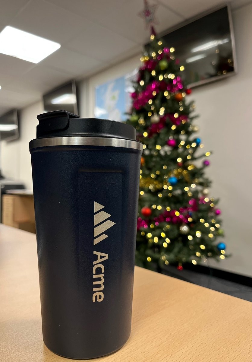 As a small token of our big appreciation, we have provided all of our engineers with personalised thermos flasks!☕❄️ We would like to give a huge shoutout to @GelclearLtd for their kind support in making this happen. #appreciation #engineers #teamAcme #winterwarmth