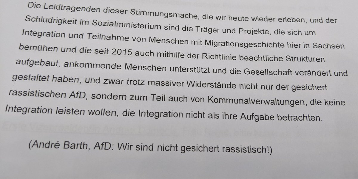 luna_le's tweet photo. Debatte zur Rechnungshof-Prüfung der #Integrativen Maßnahmen im #saxlt: Schludrigkeit im Sozialministerium & neue Richtlinie gefährdet die Trägerlandschaft, die #Sachsen dringend braucht. Die Rassisten hetzen dazu.
https://t.co/3CoCpmhOpz https://t.co/c7nOoZQXk5