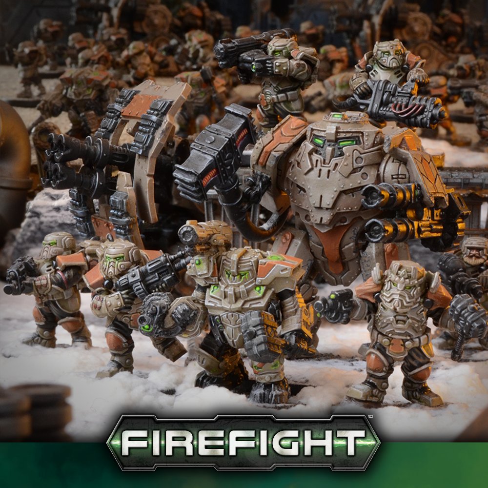 manticgames's tweet photo. Maybe you'll be fighting for the Star Realm in 2024? https://t.co/3B0JC0Ab51
Although most Forge Fathers are happy to trade with the GCPS, it takes only a wrong word or broken contract to send tempers soaring...
#firefight #scifi #tabletop #gaming #mantic #newyear #newarmy https://t.co/ray7JkpdUH