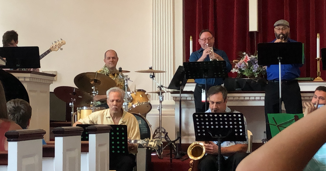HV_CAMP's tweet photo. Sunday 12/17: HV CAMP presents our Fall Concert, 3pm at the Titusville Presbyterian Church. Tickets are $15 in advance, $20 at the door. Call 609-737-1385 for advance tickets. #PopsOrchestra #JazzEnsemble #JazzCombo #SupportLocalMusic #CommunityEvent #LiveMusic #SundayConcert https://t.co/OB3LXaDZYw