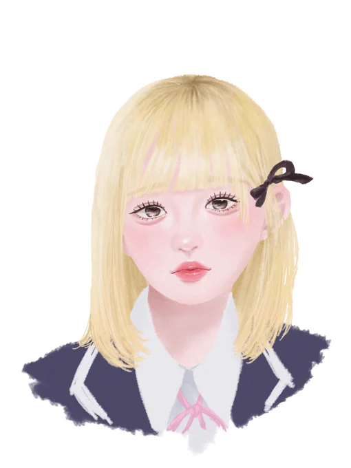 このシーンの飯田栞月さん未だに刺さって抜けないから描いちゃった 本当に可愛くて美しい 
