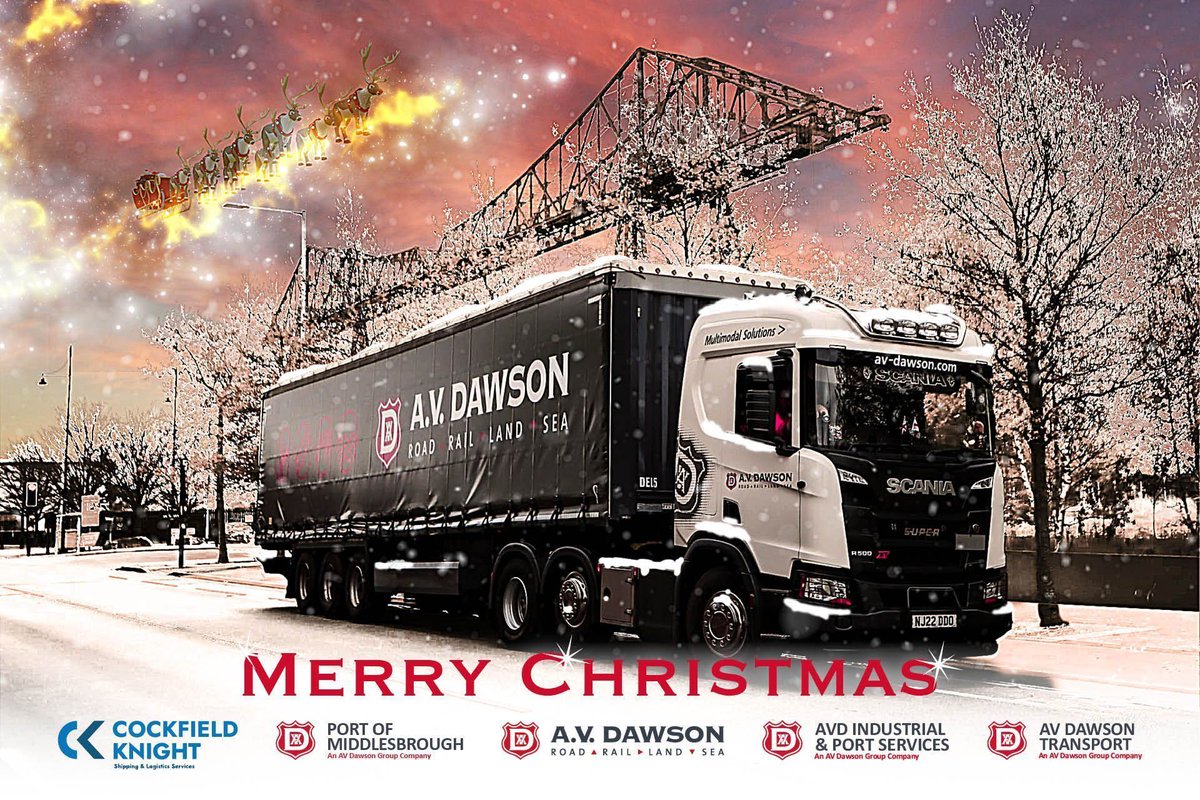 AV Dawson (@avdawson) on Twitter photo Everyone at the AV Dawson Group would like to wish you a very #MerryChristmas and a #HappyNewYear. We look forward to working with our customers in 2024.
Many thanks to Alex from <a href="/AVDTransport/">AV Dawson Transport Limited</a> for capturing this wonderful image of one of our trucks passing the #TransporterBridge Everyone at the AV Dawson Group would like to wish you a very #MerryChristmas and a #HappyNewYear. We look forward to working with our customers in 2024.
Many thanks to Alex from <a href="/AVDTransport/">AV Dawson Transport Limited</a> for capturing this wonderful image of one of our trucks passing the #TransporterBridge