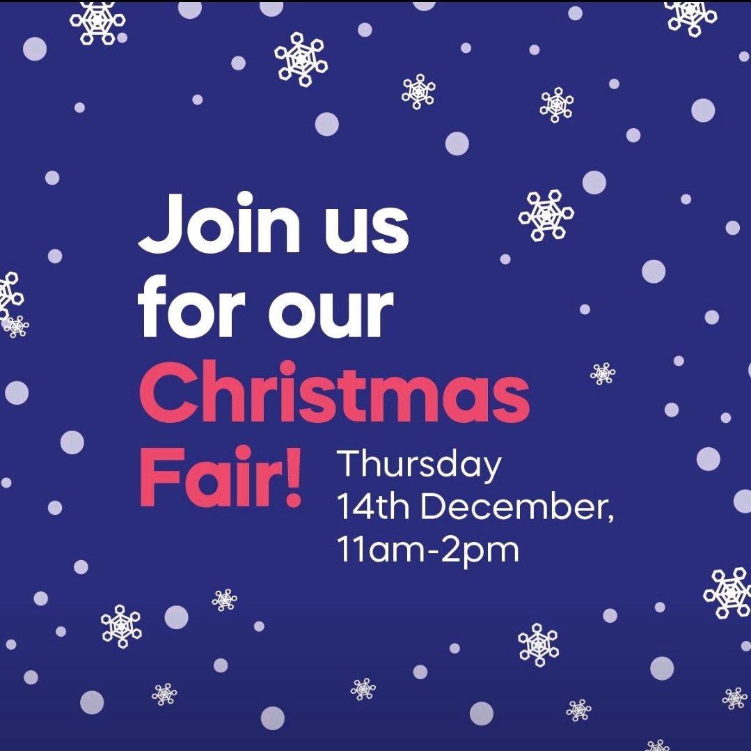 We're all set up at the NE Bic for their Christmas Fayre, pop down between 11am and 2pm for lots of Festive Fun! 
#ChristmasFayre @ItsNearlyChristmas