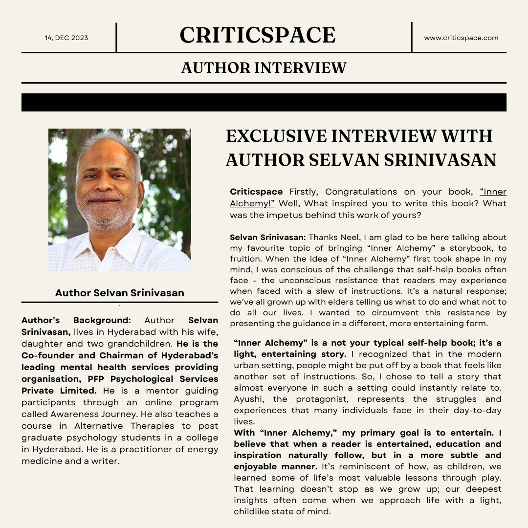 Criticspacebook's tweet photo. Read the complete interview on our official website:
https://t.co/3vbf0AyYPO

#criticspace #bookstagram #booknow #bookstagram #writersofinstagram #writer #BOOMchallenge #bookreview #bookrecommendations #bestblogger #inkerspress #books #booklover #bookworm #reading https://t.co/hYKRGayk1t