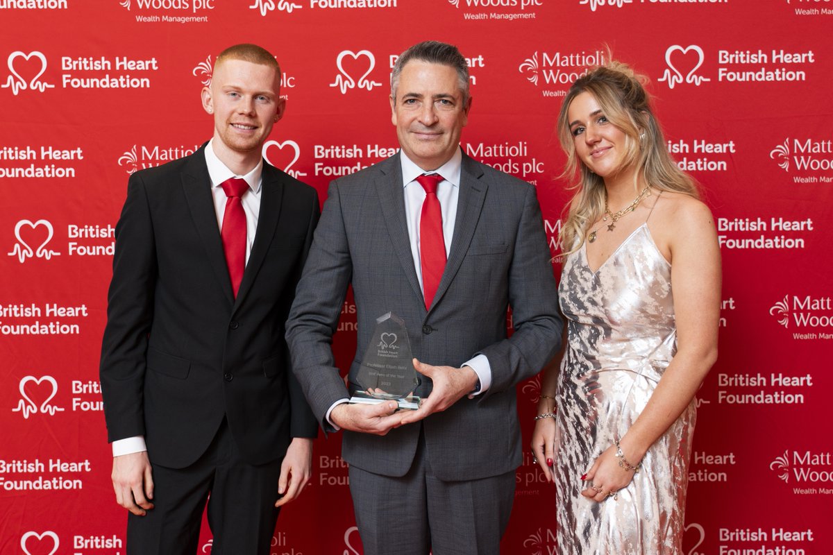 School of Health & Medical Sciences (@citystg_health) on Twitter photo Huge congratulation to Elijah Behr, Professor of Cardiovascular Medicine at St George’s, University of London and Honorary Consultant Cardiologist at @StGeorgesTrust who has been awarded Hero of the Year at <a href="/TheBHF/">British Heart Foundation</a>’s Heart Hero Awards 2023.
Learn more: sgul.ac.uk/news/professor… Huge congratulation to Elijah Behr, Professor of Cardiovascular Medicine at St George’s, University of London and Honorary Consultant Cardiologist at @StGeorgesTrust who has been awarded Hero of the Year at <a href="/TheBHF/">British Heart Foundation</a>’s Heart Hero Awards 2023.
Learn more: sgul.ac.uk/news/professor…