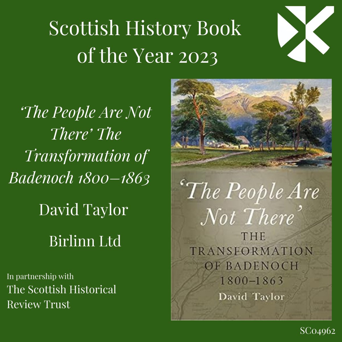 Fantastic news for @UHIHistory PhD #UHIAlumni Dr David Taylor - who has been awarded the @Saltire_Society's History Book of the Year Award 2023! David completed his doctorate back in 2015, and remains a good friend of the Centre. Congratulations! 👏 #ThinkUHI