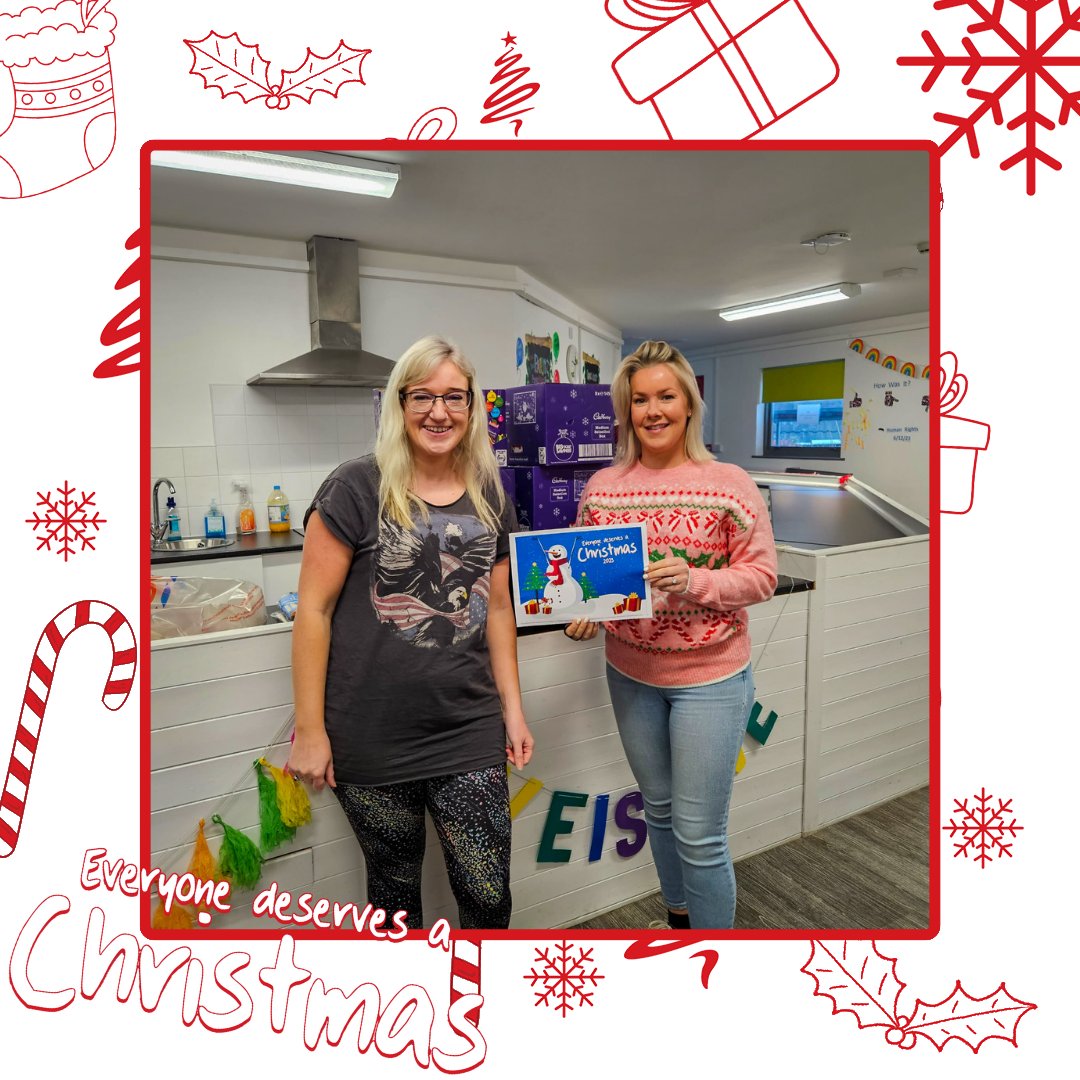 We also donated selection boxes to East Early Help Hub Brynhyfryd @EvolveSwansea Please keep up your amazing support for #EveryoneDeservesAChristmas - it is your kindness and generosity that makes this possible👇 justgiving.com/campaign/2023-…