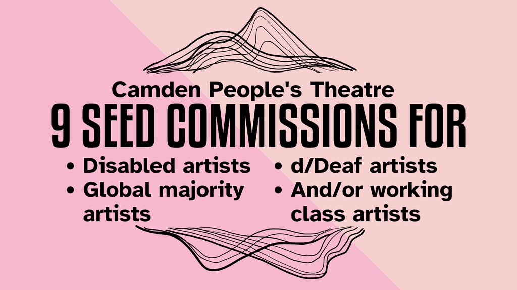 🎶 It's the most wonderful tiiime of the year: seed commissions available! For artists from backgrounds underrepresented in contemporary theatre. 🟣 £1K seed commission 🟣 R&D space 🟣 CPT support 🟣 Development opportunities 🟣 & More Details: l8r.it/rxPO