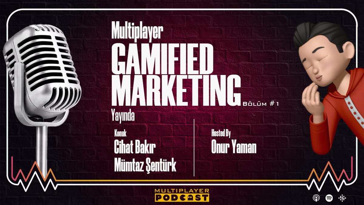 Gamified Marketing'in yeni bölümüyle karşınızdayız! Bu bölümümüzde oyunlaştırmanın kullanıcı deneyimine etkisinden ve pazarlamada zaman limiti kullanımının öneminden bahsediyoruz!📈

Dinlemek için👇

open.spotify.com/episode/2VG3IS…