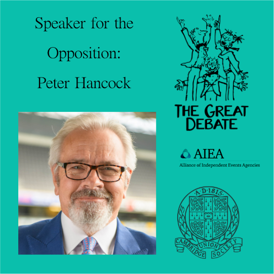 Please join me & @SallyBeck66 plus a highly respected third opposition speaker (TBA) for 'The Great Debate' at The Cambridge Union Jan 11 from 7pm attempting to defeat the motion 'This House believes our industry is failing its people'. View & book here: lnkd.in/gi6fRbNW