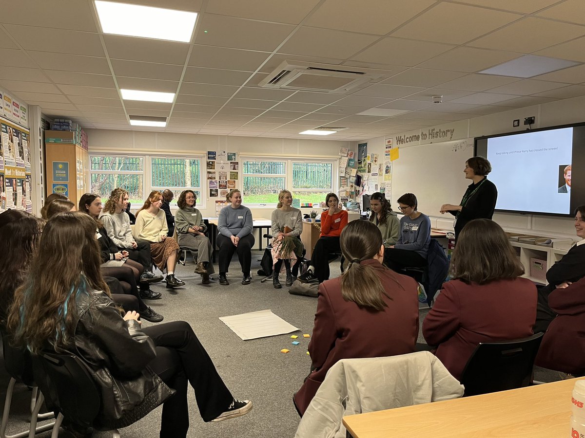 Sophie from Beyond the Syllabus is back in school today to deliver another brilliant session for our Women’s Group!