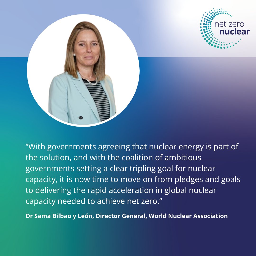 NZNGlobal's tweet photo. In a historic moment, nuclear energy has been formally specified by global leaders as one of the key solutions to climate change, as seen in the Global Stocktake agreed at COP28 ⚛️

https://t.co/RisjSidtca

#NetZeroNuclear https://t.co/UMbmXsDiux
