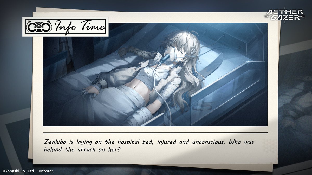 AetherGazerEN's tweet photo. #InfoTime
Zenkibo was attacked. Who did it?!
#AetherGazer #Yostar https://t.co/hOBuW7CcVm