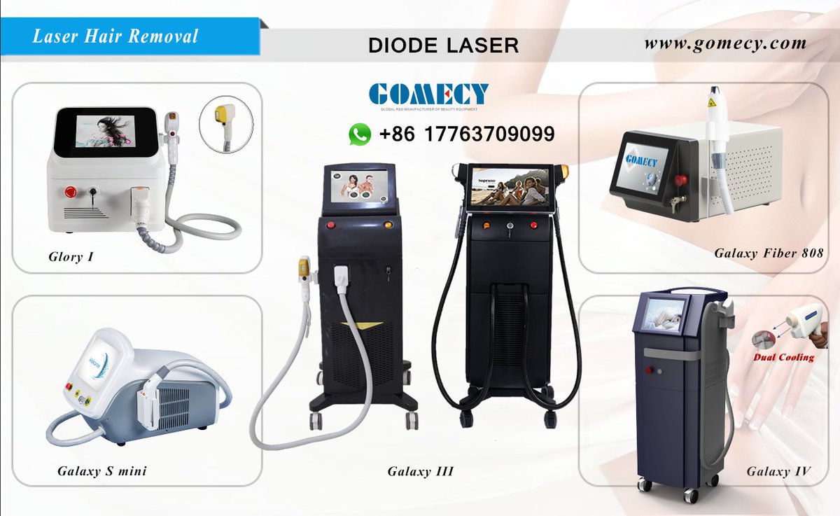 Natasha_gomecy's tweet image. Diode laser hair removal machine
Triple wavelengths 755nm 808nm 1064nm
Applicable For thick and thin hair, black and white skin.

#gomecy #laserhairremoval #hairremovalmachine #coolinghandle #darkskinhairremoval #diodelaser #YAGLASER #ice #skinrejuvenation #painlesshairremoval