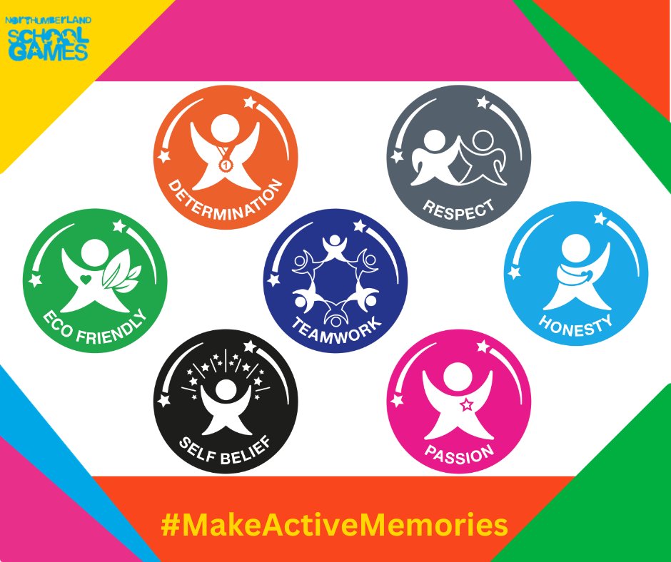 The Spirit of the Games were developed by young people to identify what the experience of school sport should be built around and with a focus on personal excellence. #makeactivememories