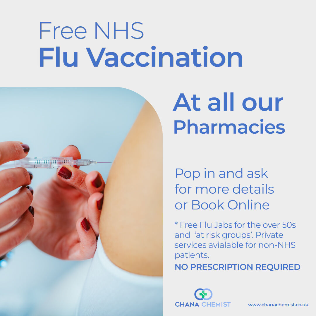 Don’t risk it, get your flu jab. Protect yourself and those around you by getting your flu vaccination. We offer free NHS flu jabs as well as a private flu vaccination service. 

#flu #jab #vaccination #FluJab #NHSFluJabs #Freeflujabs #StayWellThisWinter #Stayhealthy #pharmacy