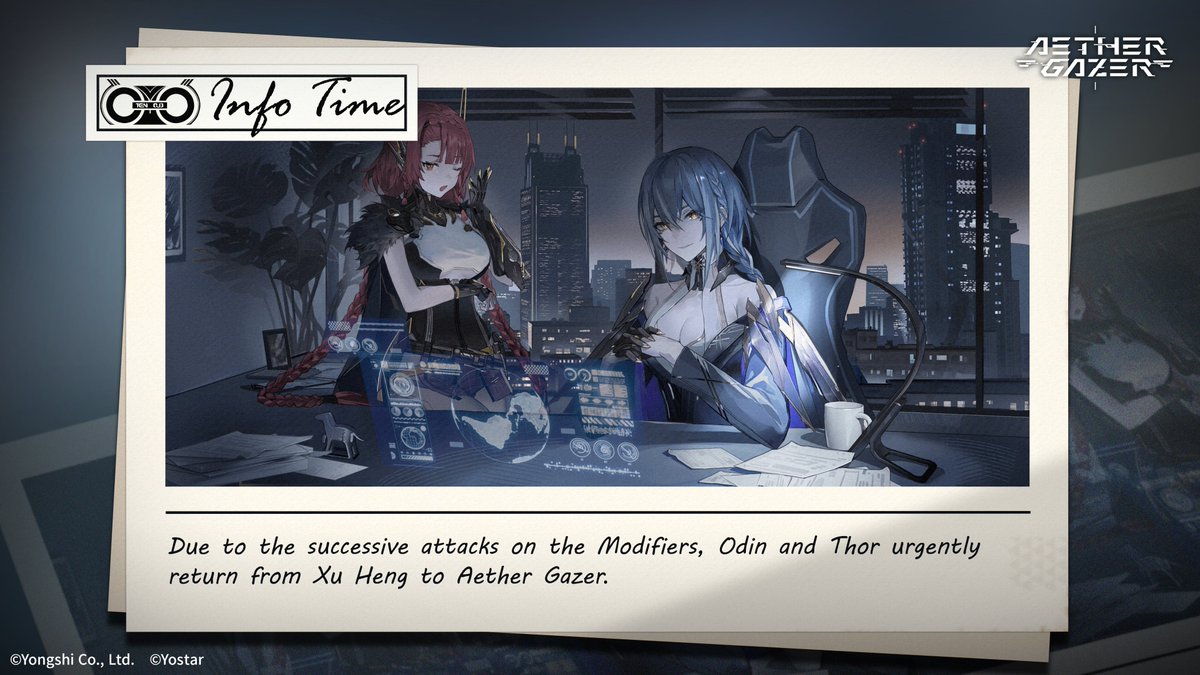 AetherGazerEN's tweet photo. #InfoTime
The strongest forces in Aether Gazer come back!
#AetherGazer #Yostar https://t.co/nXPjh9zl6x