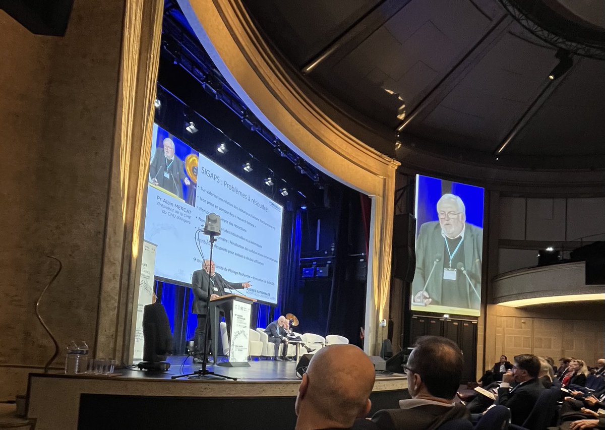Cécile JAGLIN-GRIMON (@cecilejaglin) on Twitter photo #AssisesHU <a href="/AlainMercat/">Mercat Alain</a> pastPCME <a href="/chu_angers/">CHU Angers</a> propose des évolutions dans l'évaluation des résultats de la recherche : évolution de l'usage des SIGAPS en évitant de céder aux sirènes des revues prédatrices #AssisesHU <a href="/AlainMercat/">Mercat Alain</a> pastPCME <a href="/chu_angers/">CHU Angers</a> propose des évolutions dans l'évaluation des résultats de la recherche : évolution de l'usage des SIGAPS en évitant de céder aux sirènes des revues prédatrices