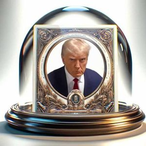 CryptoOracle124's tweet image. Donald Trump Launches ‘Mugshot Edition’ Digital Cards With Suit Scraps and Gala Dinner Invitations.
