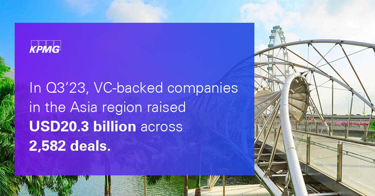 KPMGIndia's tweet photo. #VC investment in Asia continues to decline, marking the seventh consecutive quarter of decrease in Q3'23. Discover more insights in @KPMG's Venture Pulse Q3'23 report https://t.co/NONwP5Ash7 | #Q3VC https://t.co/wXCzcmJjSa
