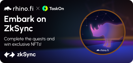 📣New QUEST Alert 🎁

Join the Funtastic Christmas Carnival with <a href="/taskonxyz/">TaskOn | Ultimate Web3 Community Growth Platform</a> &amp; rhino.fi 🦏🎄

Earn exclusive NFTs, unwrap surprises, and grab a share of the massive prize pool! 💸✨

👉 Join now: rewards.taskon.xyz/campaign/detai…