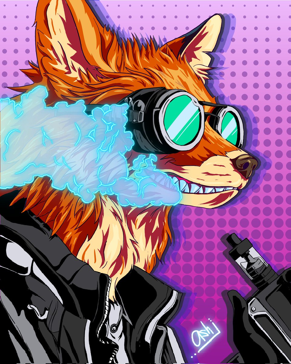 MaltAsherz's tweet photo. Cyberpunk Fox illustration made on Adobe Illustrator.

This was a fun learning process for me :>

#art #artist #ArtistOnTwitter #ArtistOnX #arttwt #illustration #illustrationart #cyberpunk #fox #AdobeIllustrator https://t.co/7VtP5bnwsP