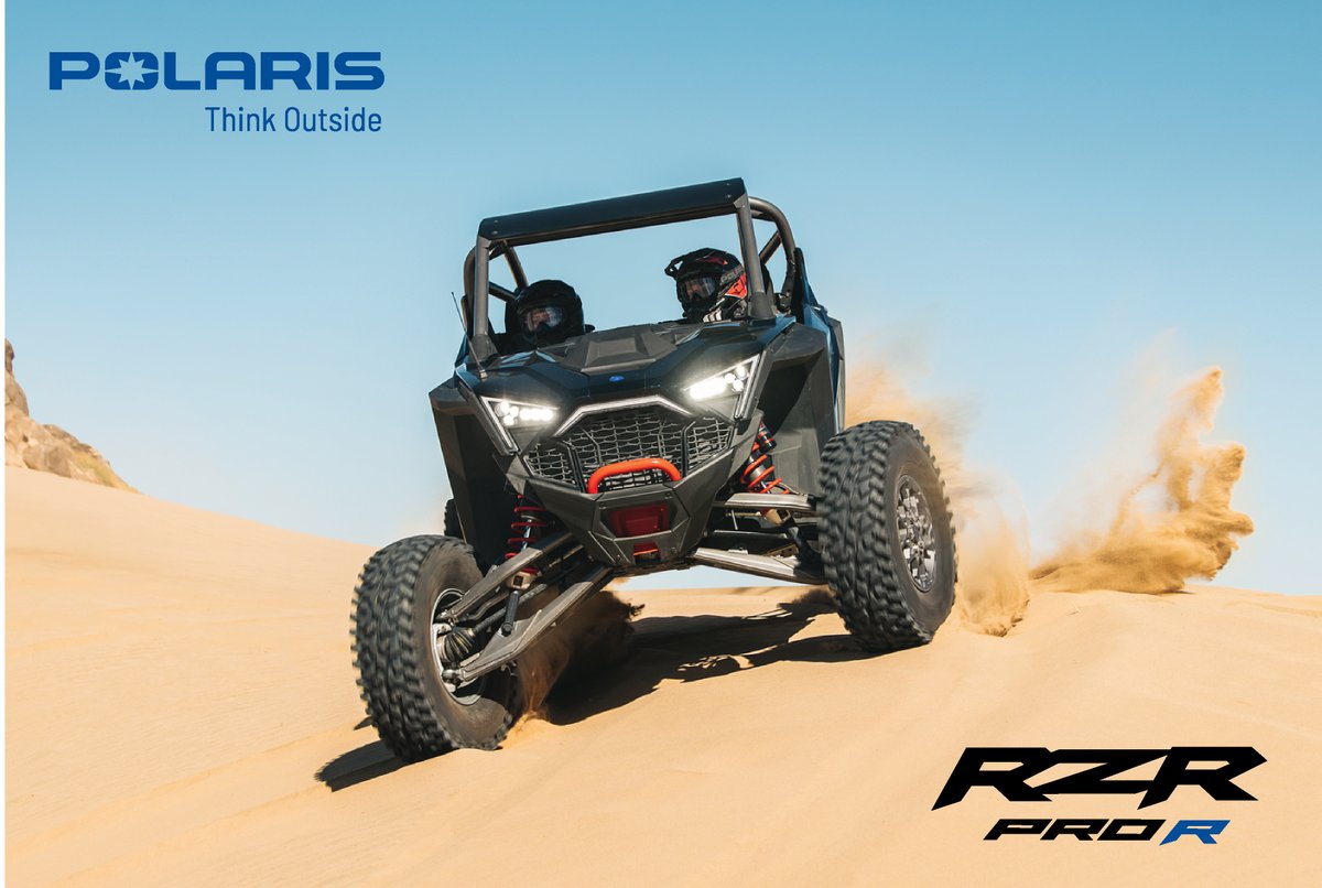 PolarisIndia's tweet photo. The RZR Pro R features the most powerful engine ever put into a stock side-by-side—a naturally aspirated 2.0L, four-cylinder motor that puts out 225 horsepower.
-
#Polarisindia #Polaris #RZRProR #RZR 
#SXS #UTV #Adventure #Thrill #Offroad #ThinkOutside https://t.co/q7TrrZG2gs