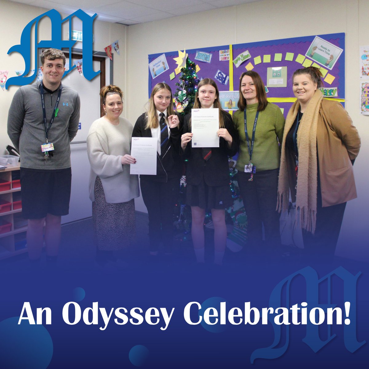 𝐀𝐧 𝐎𝐝𝐲𝐬𝐬𝐞𝐲 𝐂𝐞𝐥𝐞𝐛𝐫𝐚𝐭𝐢𝐨𝐧! 🏆

Congratulations to the 16 pupils in Odyssey who have achieved their first AQA Award '30 certificates in total'. The pupils have shown great resilience and responsibility to complete these awards.