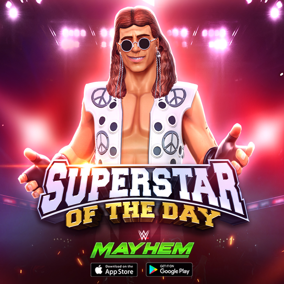 wwe_mayhem's tweet photo. Today's Superstar of the Day is none other than the Heartbreak Kid himself, Shawn Michaels! 💔💪Don't miss your chance to add this WWE icon to your lineup!
Act fast, as this offer is as legendary as the man himself – available for ONE day only! https://t.co/gazR8a4cmo #wwe https://t.co/LEuZYgphj3