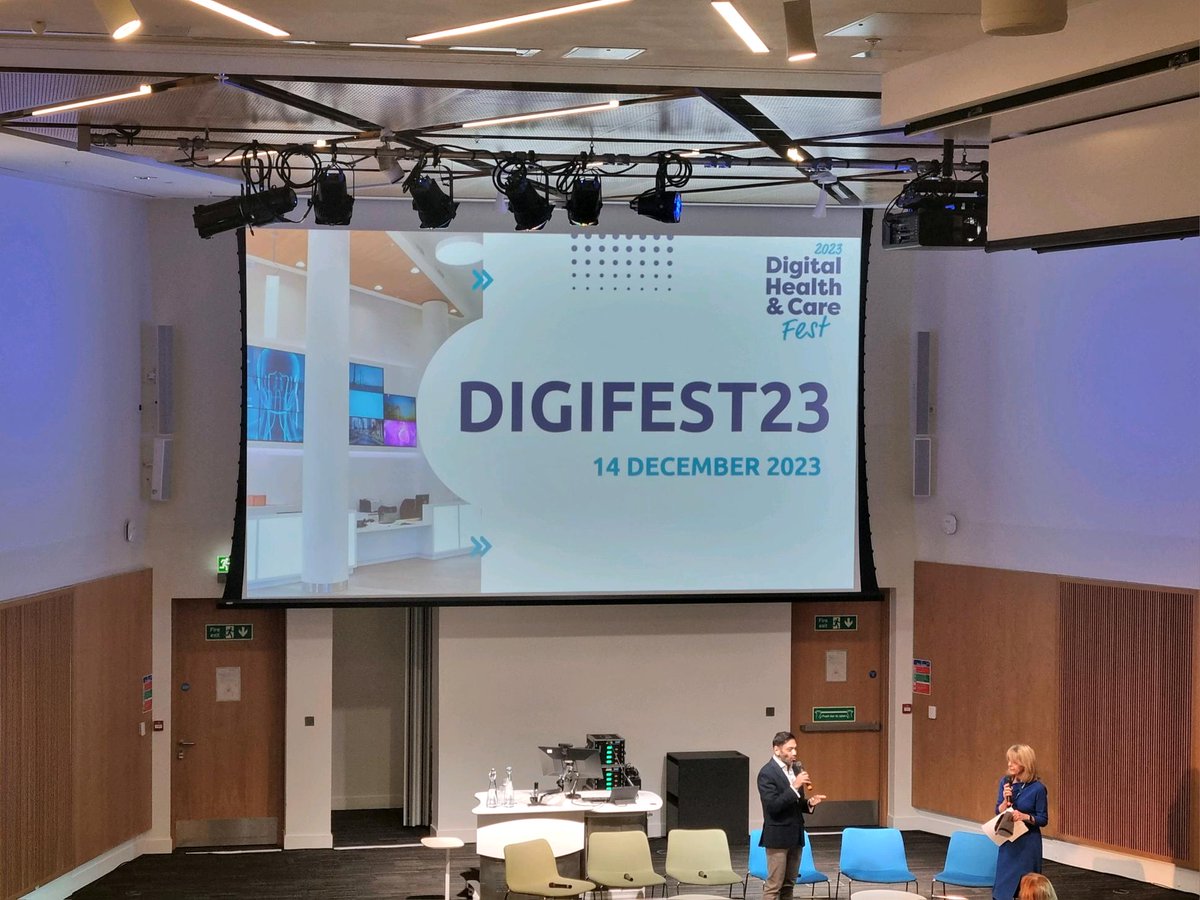 innoscothealth's tweet photo. Great opening of #DigiFest23 with @mgtwhoriskey and Professor Sam Shah - discussing the vital importance of connectivity across the country in enabling adoption of new technologies and innovations. #DigiCare4Scot https://t.co/IpTXWxXesw