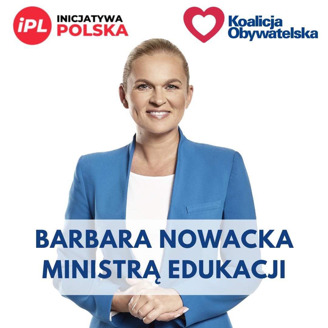 .@barbaraanowacka ministrą edukacji narodowej! Nasza Liderka została Ministrą Edukacji w rządzie #DonaldTusk. 13 grudnia złożyła ślubowanie i od razu przystąpiła do pracy. Szczęśliwej Polski już czas! #InicjatywaPolska #BarbaraNowacka #MEN #edukacja