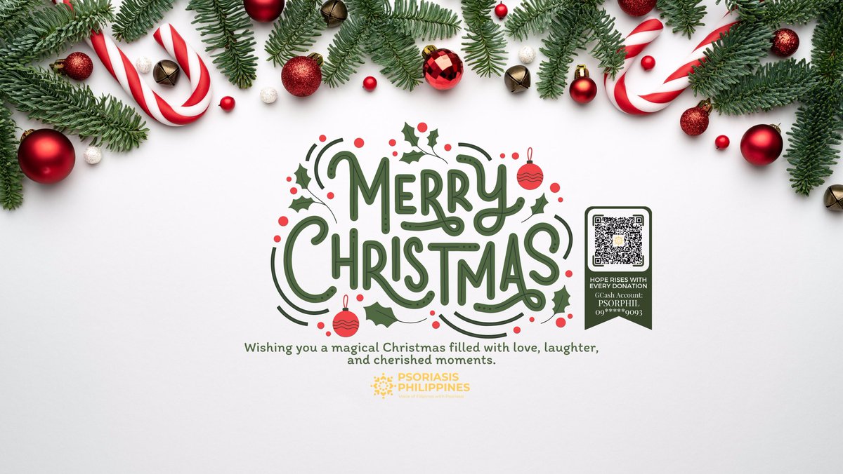 psorphil's tweet photo. May this Christmas be filled with joy, peace, and the warmth of loved ones. Take comfort in knowing that you are a part of a strong and supportive community.
Visit us at https://t.co/CR2SDoqVYh for more information and support.
#wearestrongertogether #psorphil https://t.co/AV2cERN91w