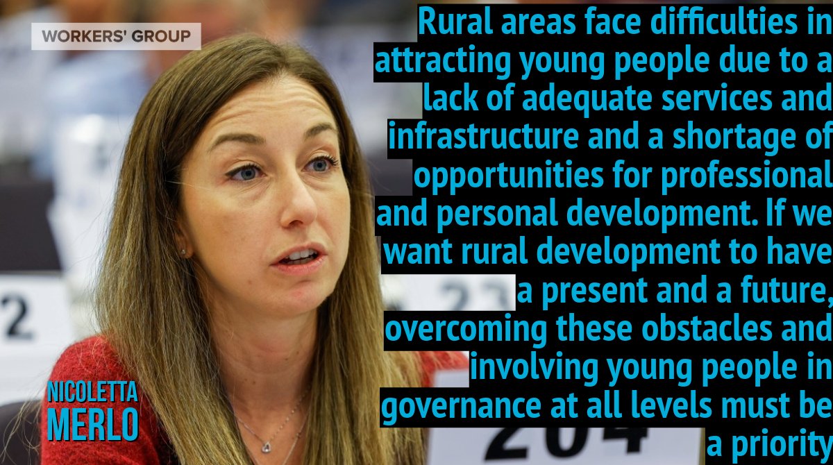 The #EESCplenary just adopted @EESC_NAT opinion on the role of youth in #rural development by @NMerlo87 Follow live webcast.ec.europa.eu/583e-session-p…
