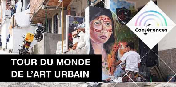 [Conférence, ce soir 18h30] :
L’art urbain est un phénomène planétaire ! 
Dans le monde entier des œuvres sont effectuées dans la rue par les artistes, qu’elles soient spontanées ou commandées par des municipalités. 

mooc-culturels.fondationorange.com/mod/page/view.…

#MOOC #Art #Enseignement #Conference
